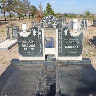 VORSTER Nicolaas Renier 1951-2007 &amp; Margaret 1953-