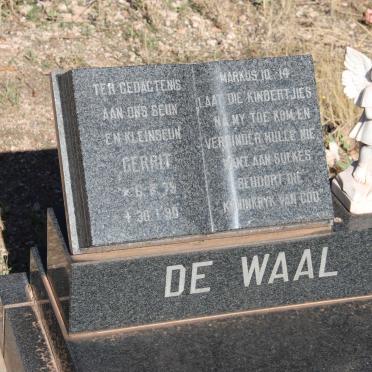 WAAL Gerrit, de 1979-1990