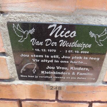 WESTHUIZEN Nico, van der 1970-2024