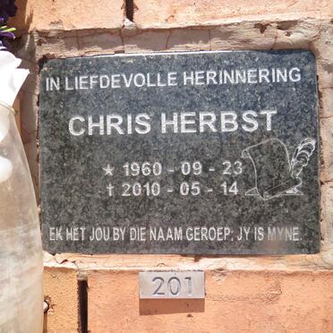 HERBST Chris 1960-2010