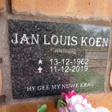 KOEN Jan Louis 1962-2019