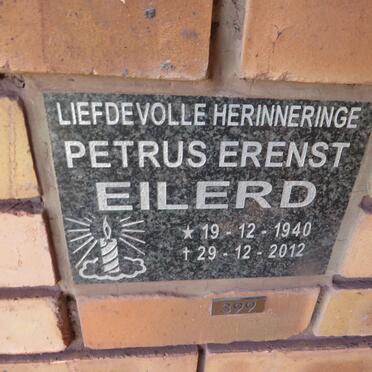 EILERD Petrus Erenst 1940-2012
