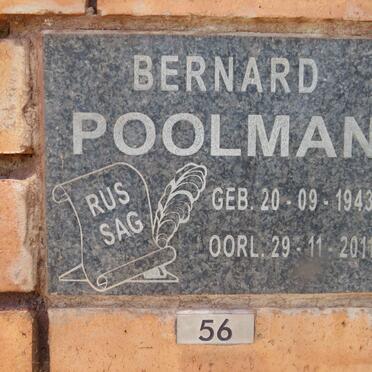 POOLMAN Bernard 1943-2011