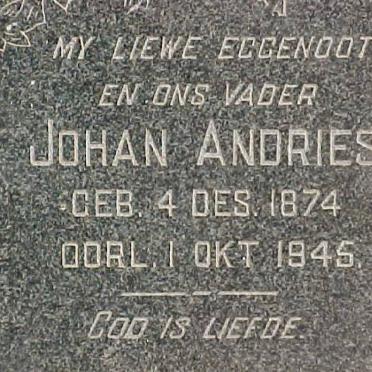 BOTHA Johan Andries 1874-1945 &amp; Hendrika Rulfina VAN WYK 1880-1962