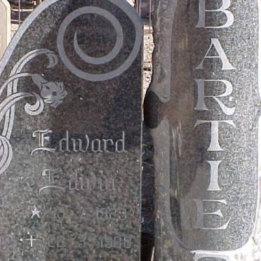 BARTIE Edward Edwin 1929-1988  &amp; Suzara Johanna 1929-