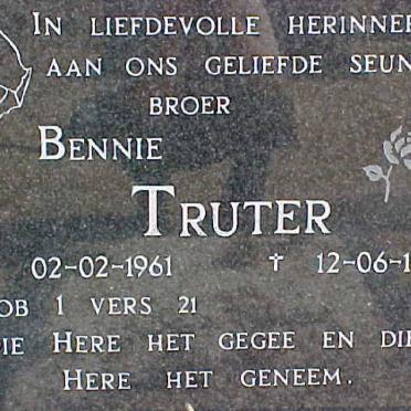 TRUTER Bennie 1961-1992