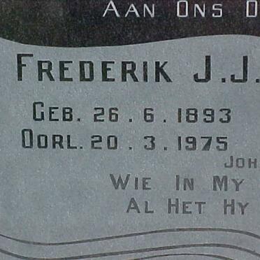 TRUTER Frederik J.J. 1893-1975