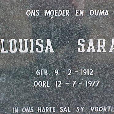 KOTZÉ Louisa Sarah 1912-1977