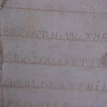 THRON Erenst H.W. 1921-1936 