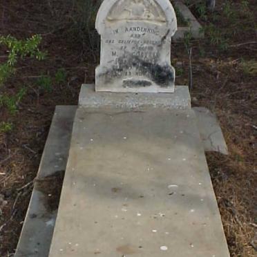 COETZEE M.J. nee MARITZ 1911-1934