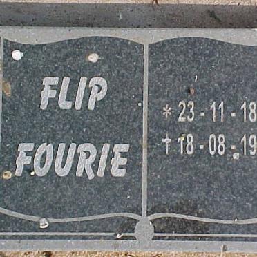 FOURIE Flip 1886-1934 