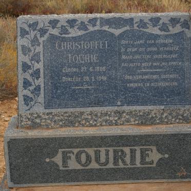 FOURIE Christoffel 1888-1945