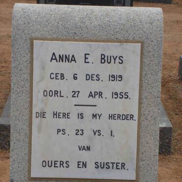 BUYS Anna E. 1919-1955