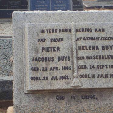 BUYS Pieter Jacobus 1865-1952 &amp; Helena VAN SCHALKWYK 1868-1945