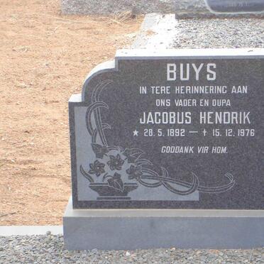 BUYS Jacobus Hendrik 1892-1976