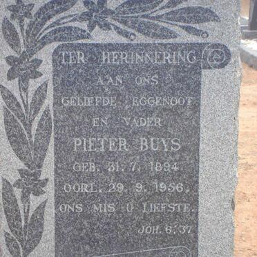 BUYS Pieter 1894-1956