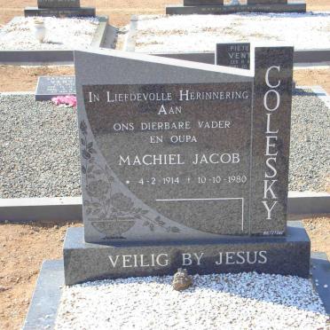 COLESKY Machiel Jacob 1914-1980