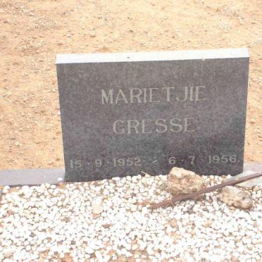 GRESSE Marietjie 1952-1956