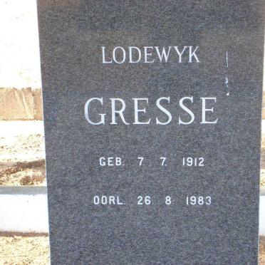 GRESSE Lodewyk 1912-1983