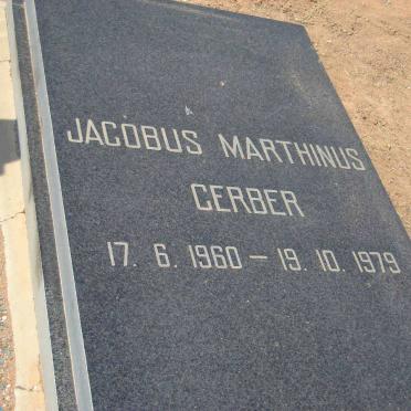 GERBER Jacobus Marthinus 1960-1979