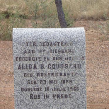 GOUSSARD Alida B. nee ROZENKRANTZ 1899-1966