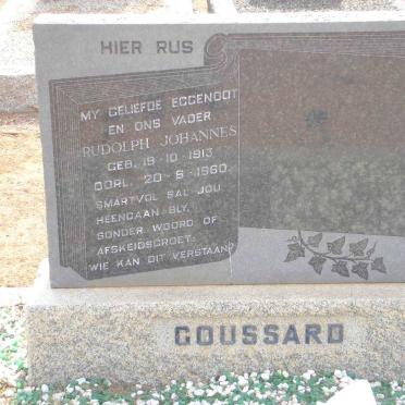 GOUSSARD Rudolph Johannes 1913-1960