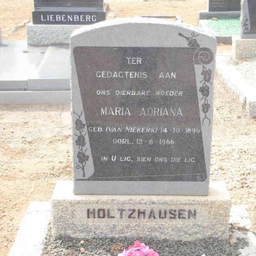 HOLTZHAUSEN Maria Adriana nee VAN NIEKERK 1896-1966