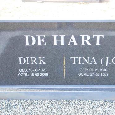 HART Dirk, de 1920-2006 &amp; J.C. 1930-1998