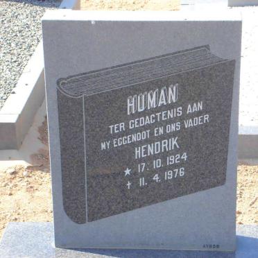 HUMAN Hendrik 1924-1976
