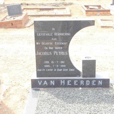 HEERDEN Jacobus Petrus, van 1911-1991