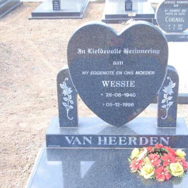 HEERDEN Wessie, van 1940-1996