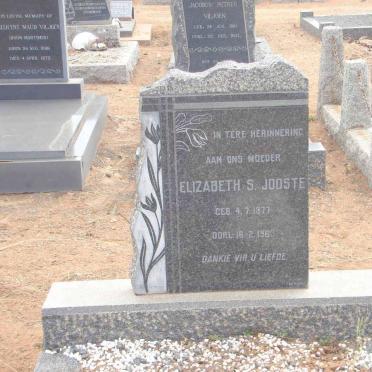JOOSTE Elizabeth S. 1877-1960