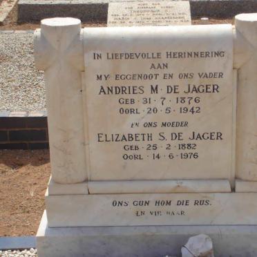 JAGER Andries M., de 1876-1942 &amp; Elizabeth S. 1882-1976