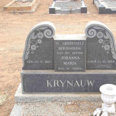 KRYNAUW Johanna Maria 1892-1955