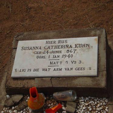 KUHN Susanna Catherina 1867-1940
