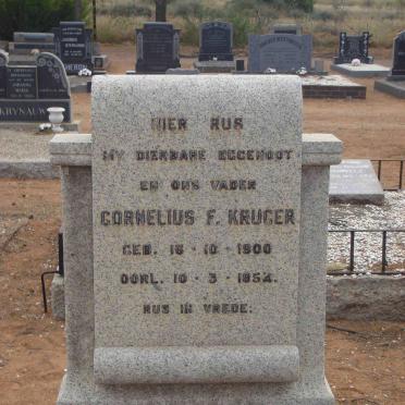 KRUGER Cornelius F. 1900-1954