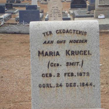 KRUGEL Maria nee SMIT 1872-1944