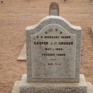 KRUGER Casper J. H. 1847-1925