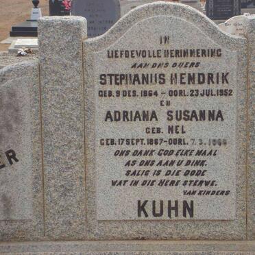 KUHN Stephanus Hendrik 1864-1952 &amp; Adriana Susanna NEL 1867-1966