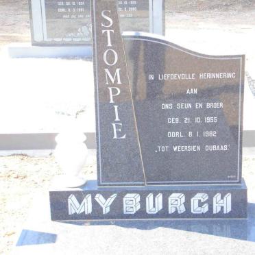 MYBURGH Stompie 1955-1982