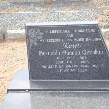 MARITZ Getruida Jacoba Carolina 1903-1986