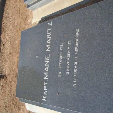 MARITZ Manie 1921-1999