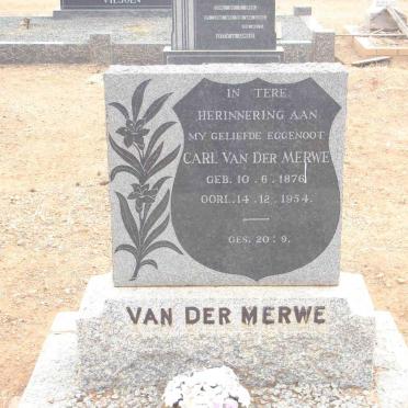 MERWE Carl, van der 1876-1954