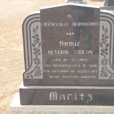 MARITZ Hendrik Gideon 1879-1964