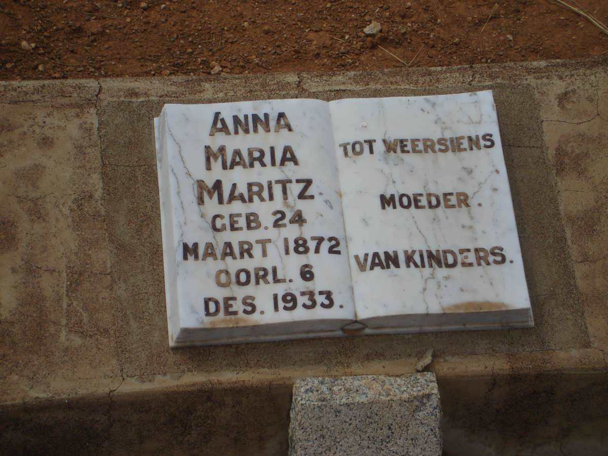 MARITZ Anna Maria 1872-1933