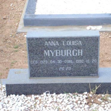 MYBURGH Anna Louisa 1929-1992