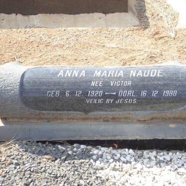 NAUDE Anna Maria nee VICTOR 1920-1988