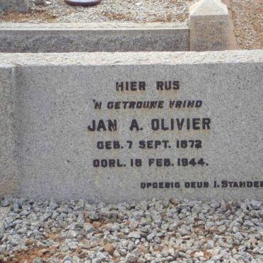 OLIVIER Jan A. 1872-1944