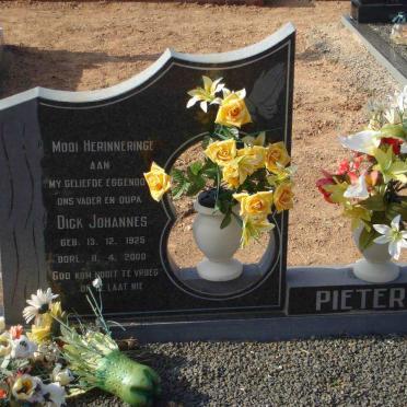 PIETERSE Dick Johannes 1925-2000