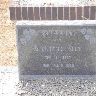 ROOS Gerhardus 1877-1948